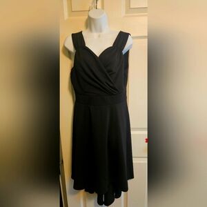 Grace Karin Black Sleeveless High Low Dress -Size Large